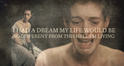 Les Misérables (2012)  Quote (About tough poor living life I Dreamed a Dream hell gifs)