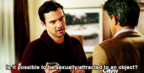 New Girl  Quote (About sex object lol gifs funny asexual)