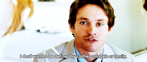 Confessions of a Shopaholic (2009) Quote (About labels gifs family clothes be yourself)