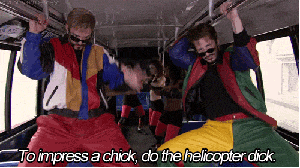 The Lonely Island,Andy Samberg,Justin Timberlake 3 Way (The Golden Rule) Quote (About impress helicopter dick gifs dance chick)