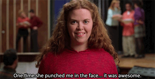 Mean Girls (2004) Quote (About punch gifs face awesome)