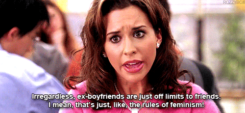 Mean Girls (2004) Quote (About rule relationships love limits irregardless gifs friends feminism exes ex boyfriends boyfriends bf)
