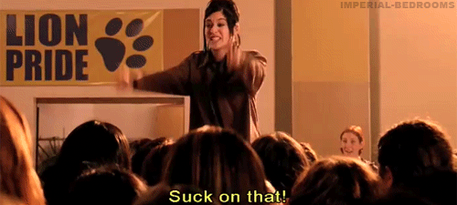 Mean Girls (2004) Quote (About suck hand gestures gifs)