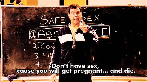 Mean Girls (2004) Quote (About teacher sex education sex safe sex pregnant lesson gifs funny die condom)
