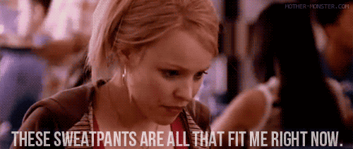 Mean Girls (2004) Quote (About sweatpants girls gifs fashion clothes)