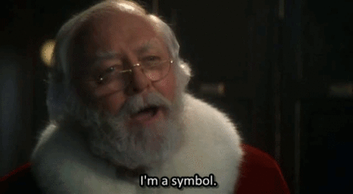 Miracle on 34th Street (1947) Quote (About xmas symbol santa claus santa gifs black and white)
