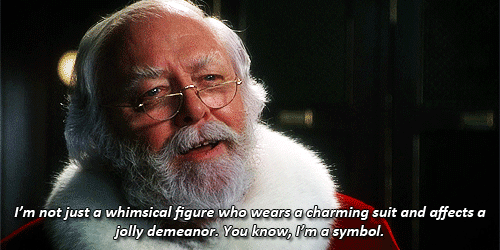 Miracle on 34th Street (1947) Quote (About xmas whimsical santa claus santa figure demeanor)