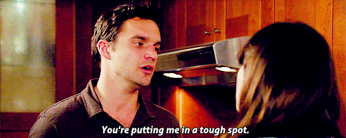 New Girl Quote (About tough spot love gifs)