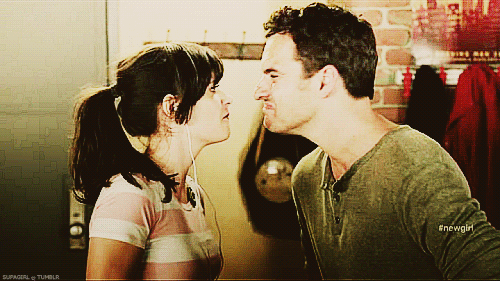 New Girl Quote (About love gifs funny face fight argue)