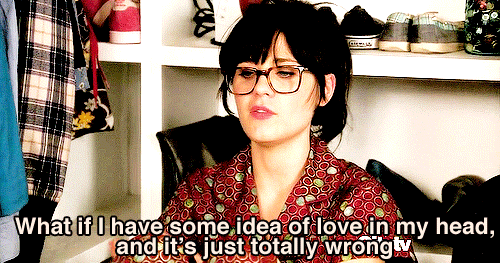 New Girl Quote (About wrong love idea gifs)