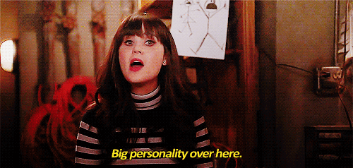 New Girl Quote (About sensitve sensible personality gifs emotions big personality)
