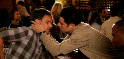 New Girl Quote (About gifs gay friendship freddo kissing bromance)
