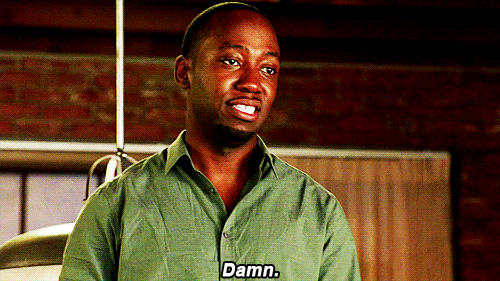 New Girl Quote (About swear words gifs damn)