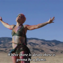 P!nk (Pink), Try Quote (About gifs flame desire)