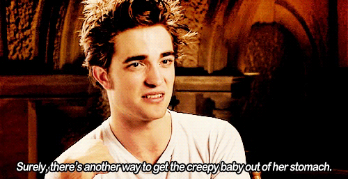 Robert Pattinson  Quote (About twilight interview edward creepy baby bella)