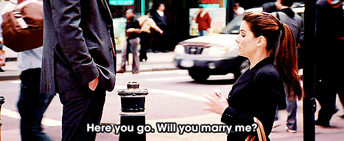 The Proposal (2009) Quote (About rejection propose proposal marry gifs)