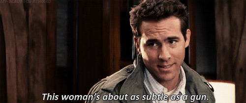 The Proposal (2009) Quote (About woman subtle gun gifs)