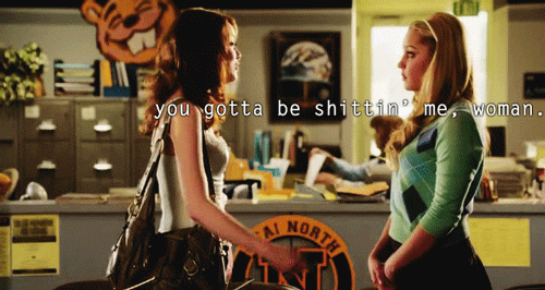 Easy A (2010)  Quote (About swear words shitting kidding gifs)