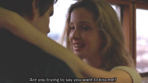 Before Sunrise (1995)  Quote (About trying love kiss gifs flirt)