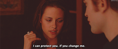 The Twilight Saga: New Moon (2009)  Quote (About protect gifs change)