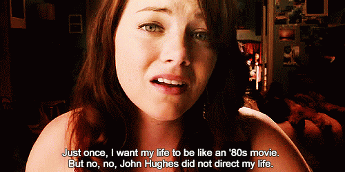 Easy A (2010)  Quote (About movie life john hughes gifs 80s movie)