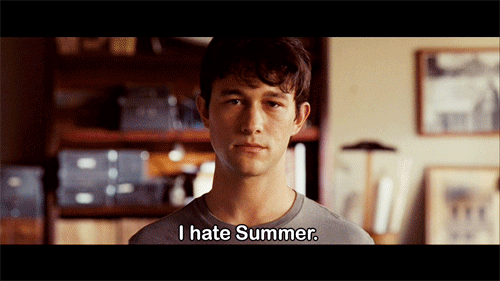 (500) Days of Summer (2009)  Quote (About teeth splotch neck lips laughs knees hate Summer hate haircut gifs)