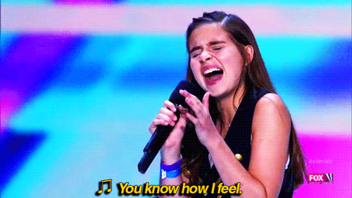 The X Factor  Quote (About winner singing gifs finalist feeling good feel)