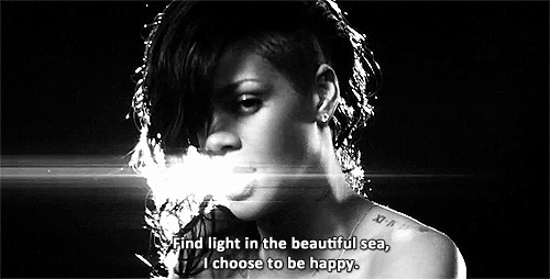 Rihanna Diamonds Quote (About sea light happy gifs diamonds beautiful)