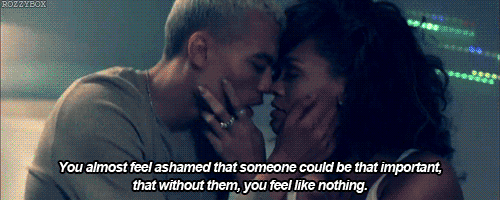 Rihanna We Found Love Quote (About nothing meaning love important gifs feel ashamed ashamed)
