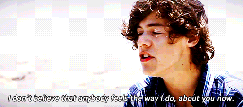 One Direction,Harry Styles Wonderwall Quote (About love gifs feel believe anybody)