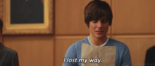 17 Again (2009) Quote (About maze lost my way lost and found lost gifs court)