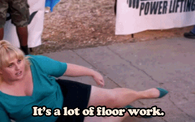 Pitch Perfect (2012) Quote (About modern dance mermaid dancing lol gifs funny floor work dancing)