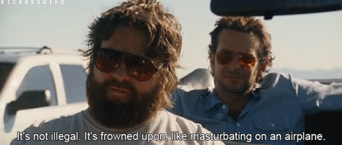 The Hangover (2009)
 Quote (About masturbation illegal gifs flight airplane)