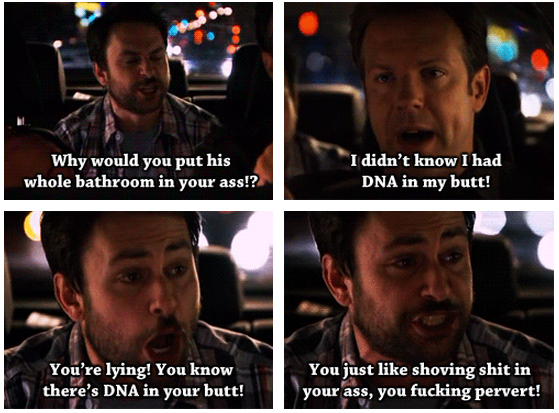 Horrible Bosses (2011) Quote (About shoving shit dna bathroom ass angry)