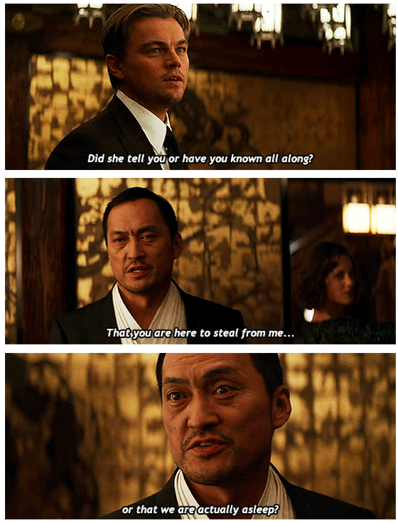Inception (2010) Quote (About reality asleep)