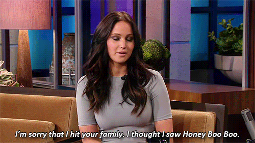 Jennifer Lawrence Quote (About Honey Boo Boo gifs)