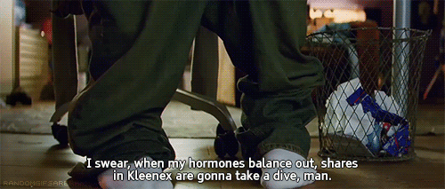 Kick Ass (2010) Quote (About Kleenex hormones gifs)