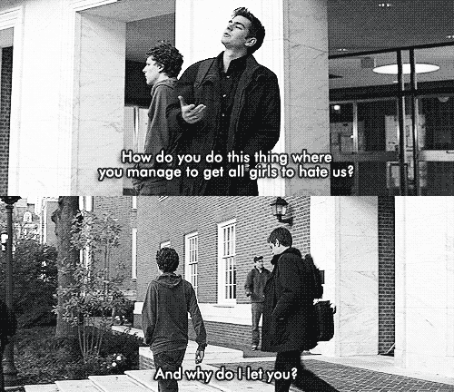 The Social Network (2010) Quote (About hate girls gifs black and white)