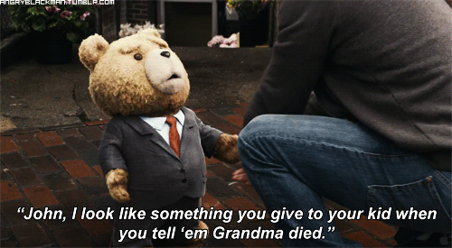 Ted (2012) Quote (About ugly suit outfit old fashion john grandma gifs fashion)