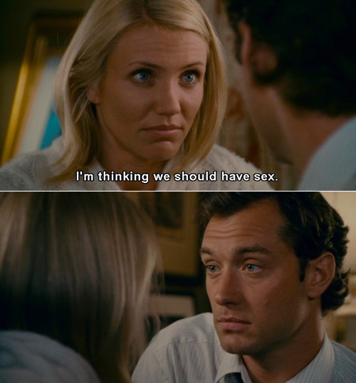 The Holiday (2006) Quote (About sex ons)