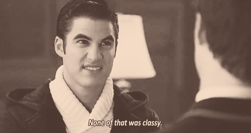 Glee Quote (About gifs classy)