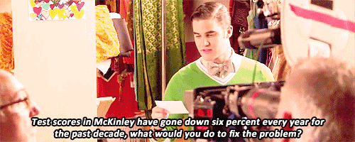 Glee Quote (About test scores McKinley gifs)