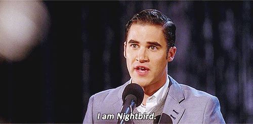Glee Quote (About Nightbird gifs)