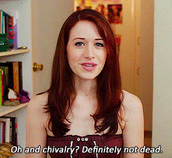 The Lizzie Bennet Diaries Quote (About gifs chivalry)