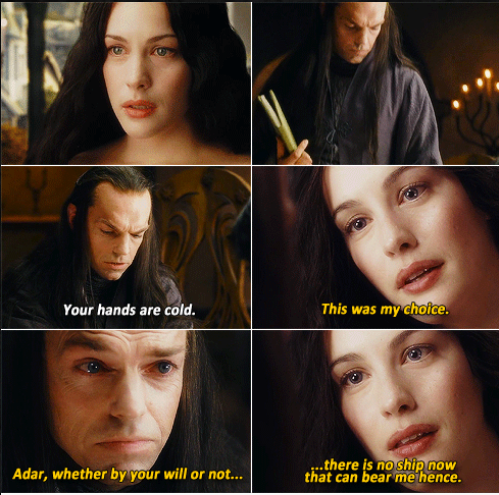 The Lord of the Rings: The Return of the King (2003) Quote (About cold choice)