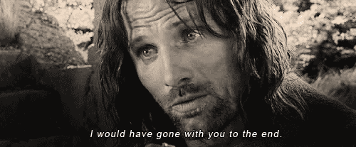 The Lord of the Rings: The Fellowship of the Ring (2001) Quote (About support protection gifs friendship)