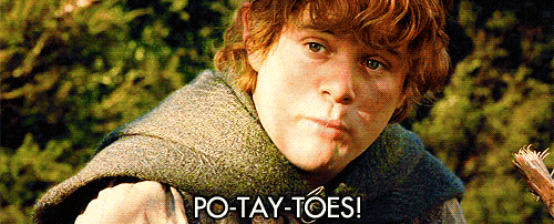 The Lord of the Rings: The Two Towers (2002) Quote (About potatoes Gollum gifs cooking scene)