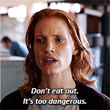 Zero Dark Thirty (2012) Quote (About eat out dangerous)
