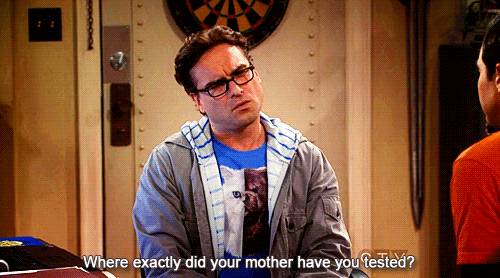 The Big Bang Theory Quote (About test Sheldon mother gifs)