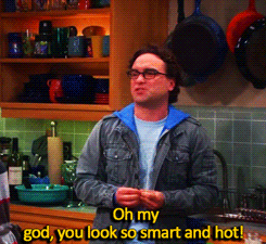 The Big Bang Theory Quote (About smart hot gifs)